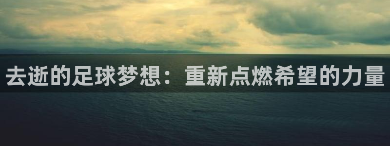  去逝的足球梦想：重新点燃希望的力量