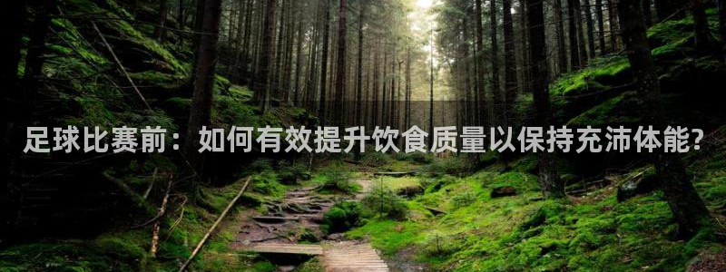  足球比赛前：如何有效提升饮食质量以保持充沛体能?