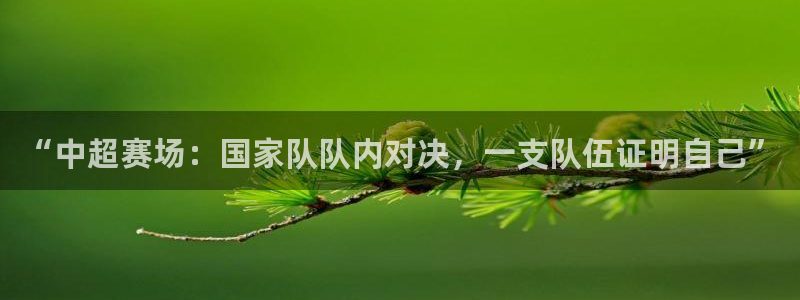  “中超赛场：国家队队内对决，一支队伍证明自己”