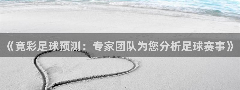  《竞彩足球预测：专家团队为您分析足球赛事》