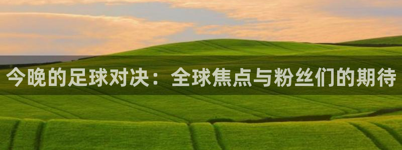 今晚的足球对决：全球焦点与粉丝们的期