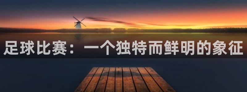 足球比赛：一个独特而鲜明的象征